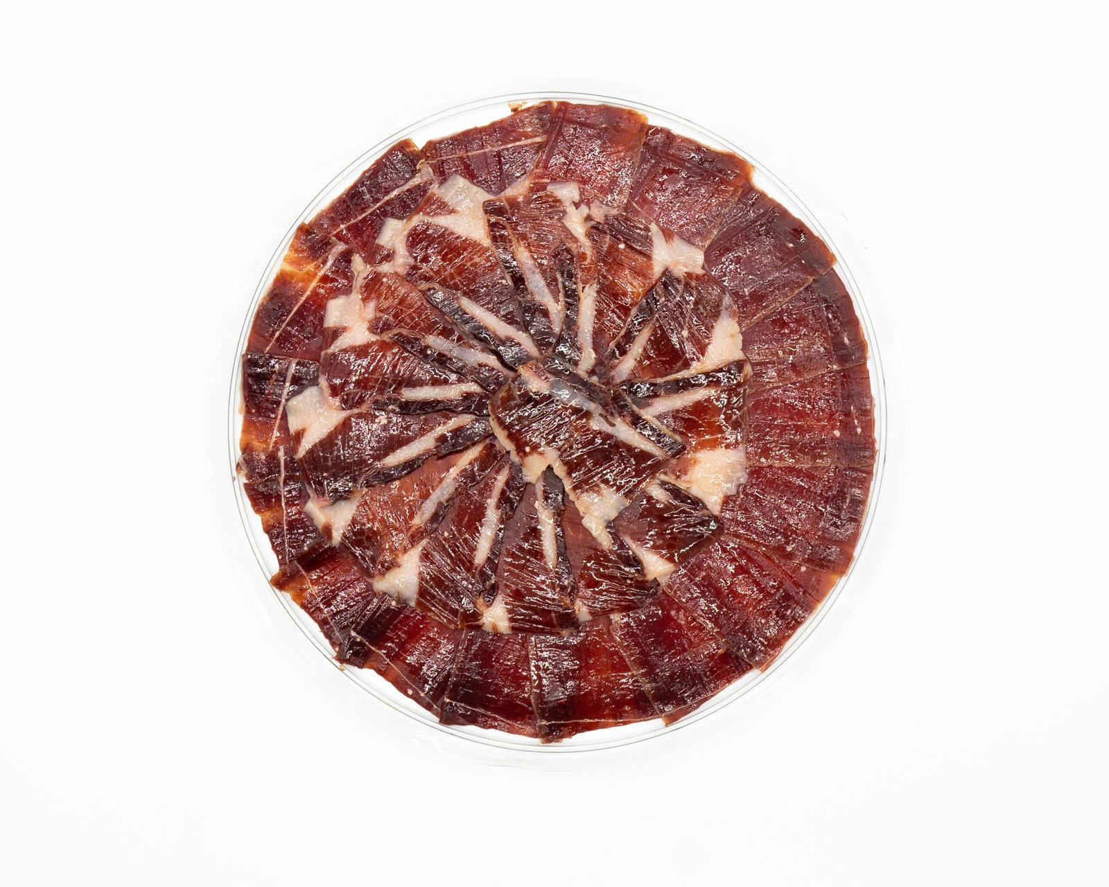 Jamón Ibérico Loncheado – Emplatado circular
